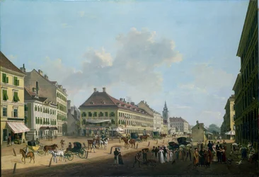 ウィーン、遊歩道、1824